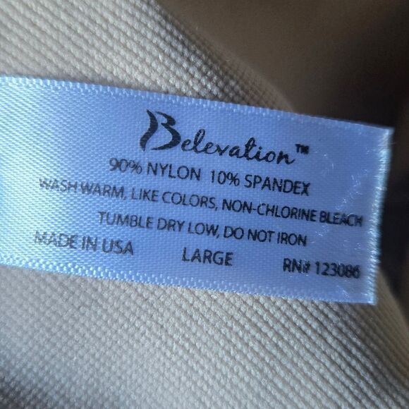 Belevation Mama Mid-Thigh Short - Comfortable Tummy Control Shapewear sz L - Picture 2 of 6